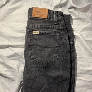 LL Bean Vintage Mom Jeans (with flannel lining)